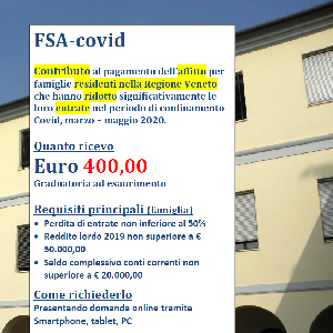 Immagine per Regione Veneto - Fondo Sostegno Affitti COVID