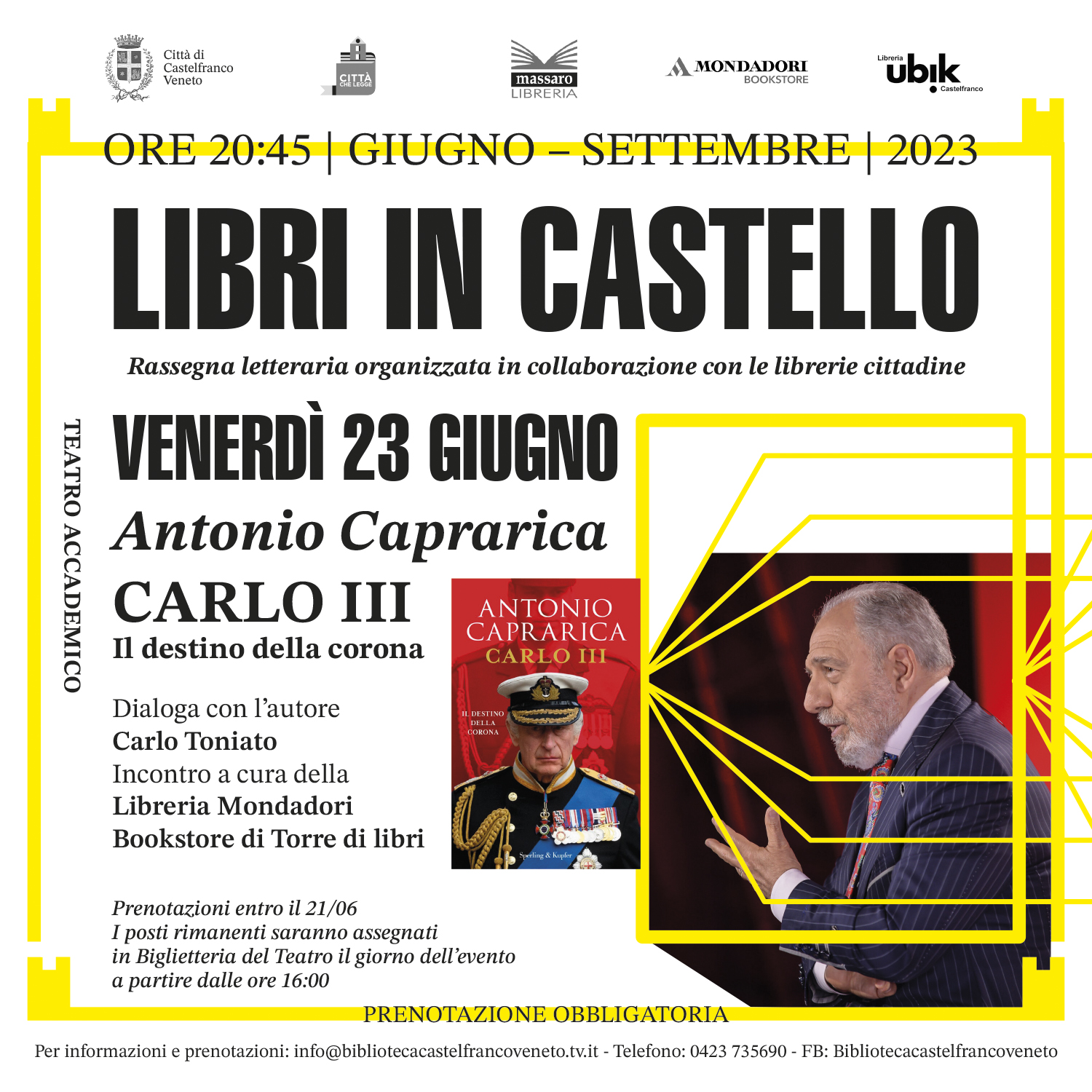 Immagine per LIBRI IN CASTELLO - Rassegna letteraria
